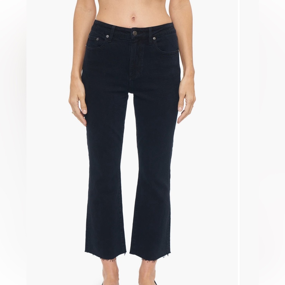 Pistola Lennon High Waist Ankle Bootcut Jeans Dark Blue